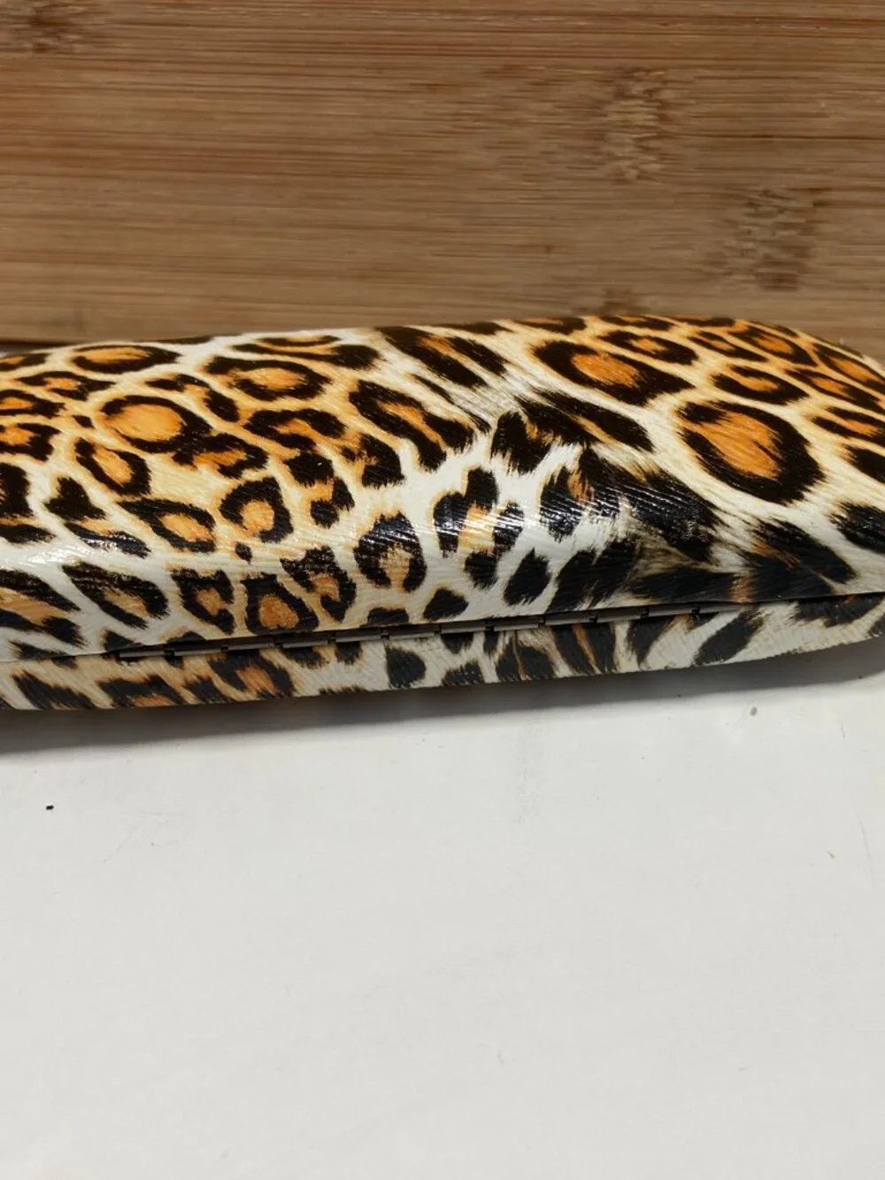 Carlos by Carlos Santana Tortoise Pink Oval Eyeglasses w/ Leopard Case